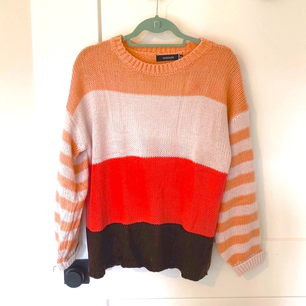 NWT Colorblock Sweater